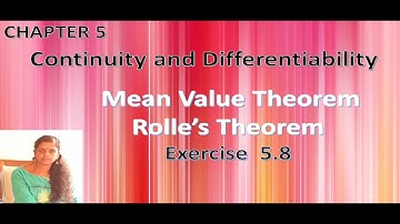 Mean Value Theorem-Exercise 5.8