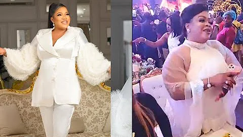 Check out Dayo Amusa, Toyin Abraham, and other dance moves as Davido performed For  Eniola Badmus