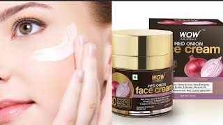 Wow skin science Red onion face cream क्या ये सच में काम करता है??? Honest review Red onion cream