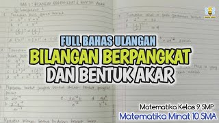 PEMBAHASAN ULANGAN BILANGAN BERPANGKAT DAN BENTUK AKAR