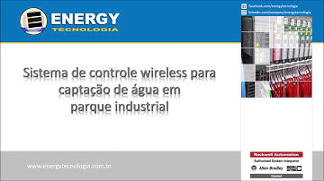 Sistema de controle wireless para captação de água em planta industrial.