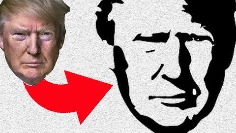 Convert Any Image To Black/White Vector Silhouette - Photoshop - Illustrator