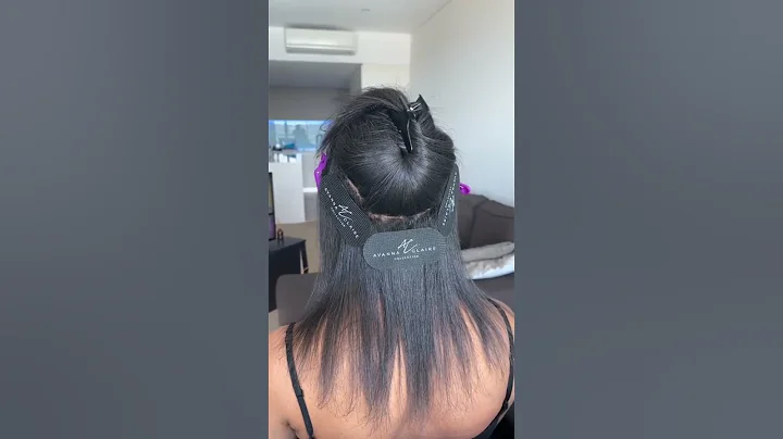 Extensions On Fine Thin Hair: Tape-in + Flat Iron | Beginner Friendly #elfinhair #hairstyle