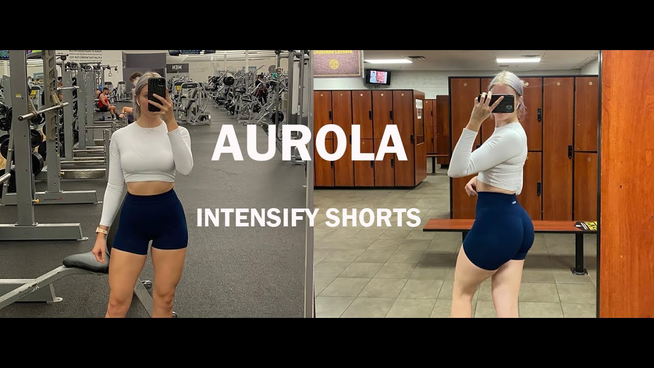 AUROLA Intensify Workout Shorts for Women Seamless Scrunch Short