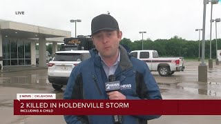 Two killed in Holdenville storms by KJRH -TV | Tulsa | Channel 2 1,463 views 13 hours ago 1 minute, 8 seconds