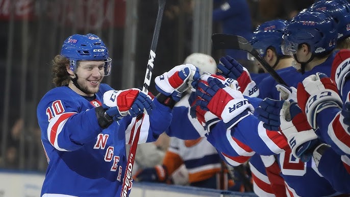 Panarin dominates Isles with 5-point night - YouTube