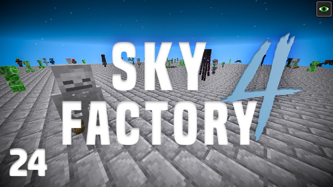 Skyfactory 4 Ep 24 More Automation Hunting Dimension Youtube