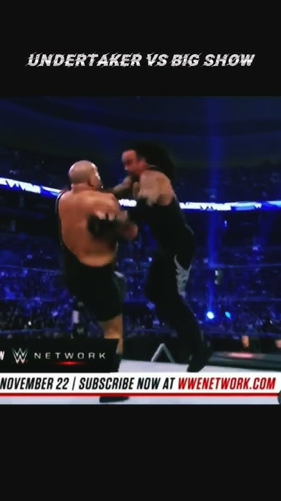 Undertaker Vs Big Show Cyber Sunday 2008 The Undertaker vs Big Show: Survivor Series 2008 🔥 - YouTube