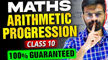 ARITHMETIC PROGRESSION in Maths Class 10🔥 Most Important Questions +PYQ SOLVED | Maths Live Marathon