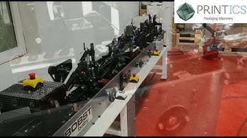 VIDEO PRINTICS U38730620 BOBST BABY 20 EXTRA SMALL BOXES FOLDER GLUER