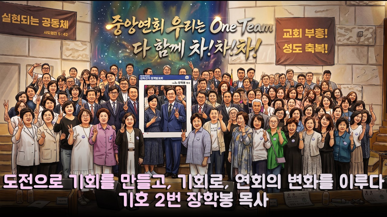 제2차 정책발표회 | 기호 2번 장학봉 목사 | 제37회 총회 중앙연회 감독선거
