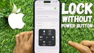 How To Lock iPhone Without Power Button