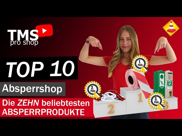 Die 10 beliebtesten Absperrprodukte!