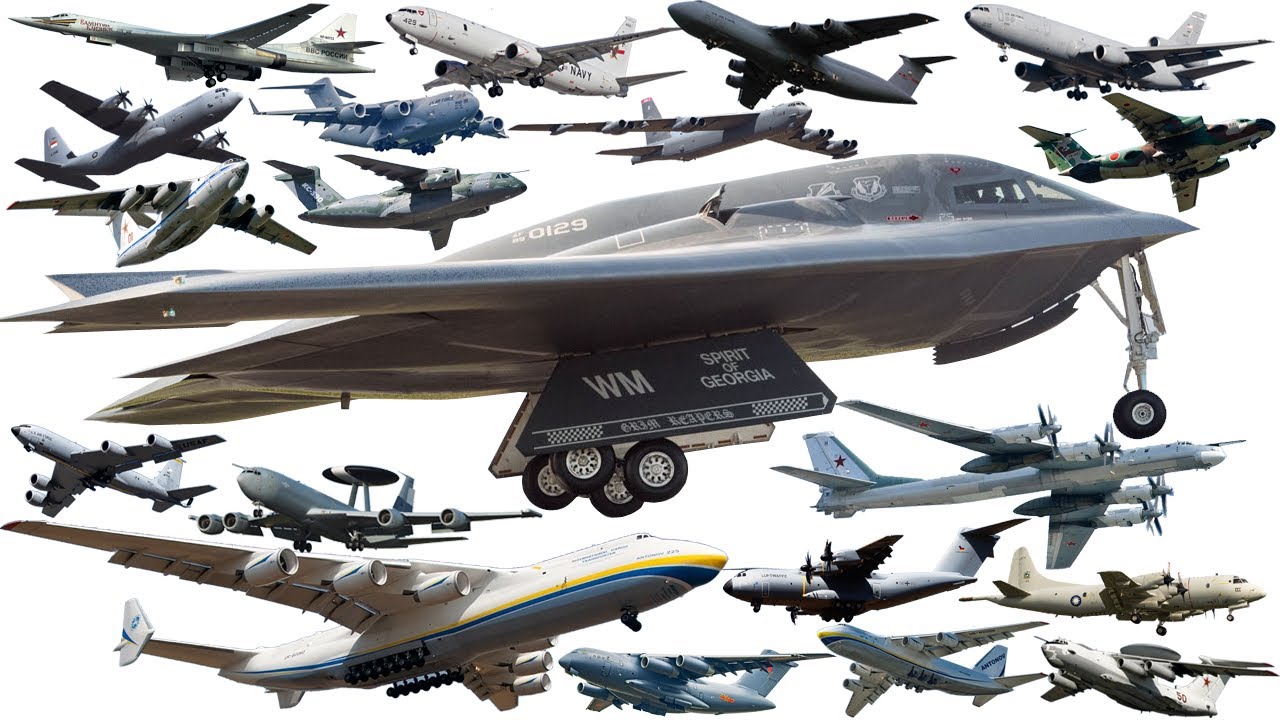 LARGEST MILITARY AIRCRAFT in the world | Antonov, Airbus, Boeing, Tupolev, Kawasaki, Lockheed