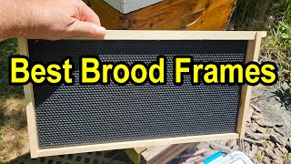 High Quality Black Wax Coated Honey Bee Brood Frames #Blackbroodframes #besthoneybeebroodframes