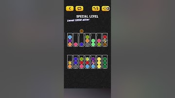 Ball Sort Puzzle Special Level after Level 1350 / Lock Ball and Key Ball and Question Mark Ball