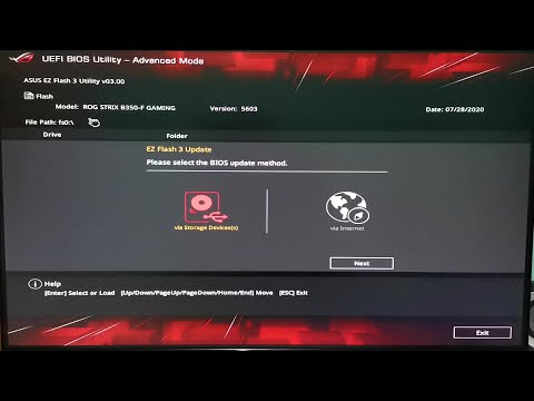 How to Update BIOS Firmware on ASUS ROG Motherboard (2021)