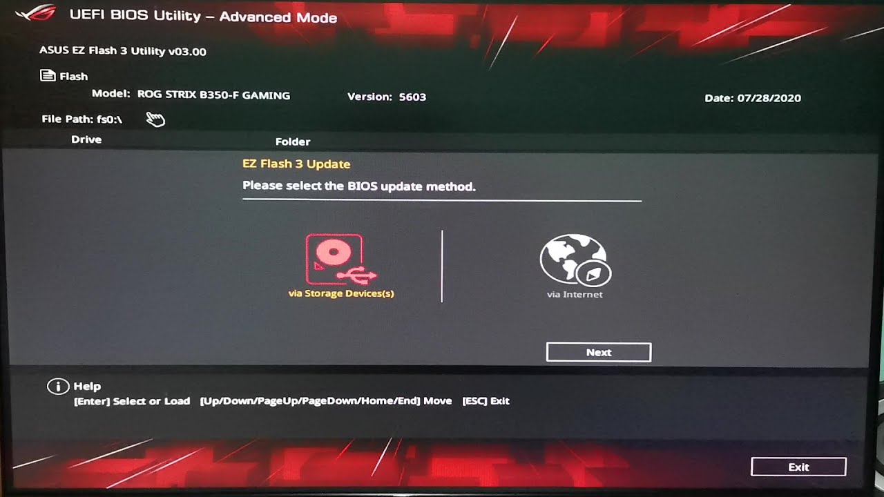 How to Update BIOS Firmware on ASUS ROG Motherboard (2021) - YouTube