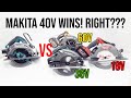 Best Circular Saw? Milwaukee 18v VS HiKoki 36v VS Makita 40v VS DeWalt 54v Circular Saw Showdown!