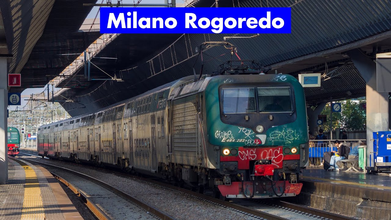 Treni di un sabato mattina di Autunno a Milano Rogoredo tra AV, IC & R.