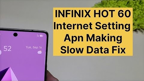 Infinix Hot 60 Sim 2 Internet Setting 4G And 5G