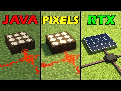 java vs pixels vs rtx