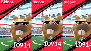 Bidoof Solo Raid l Tier 5 Bidoof Solo Raid l I soloe'd the Legendary Bidoof l Pokémon Go