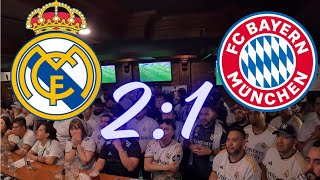 WE’RE IN THE FINAL! EMOTIONS, GOALS & REACTIONS! Real Madrid vs Bayern 2-1 | Peña Madridista NYC