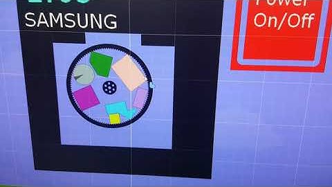 Algodoo Samsung Washing Machine.