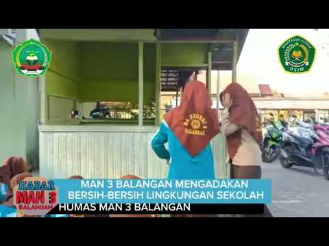 OSIM MAN 3 Balangan Laksanakan Kegiatan Jumat Bersih