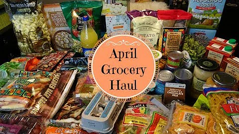 Trader Joe's Grocery Haul & April's Monthly Meal Plan
