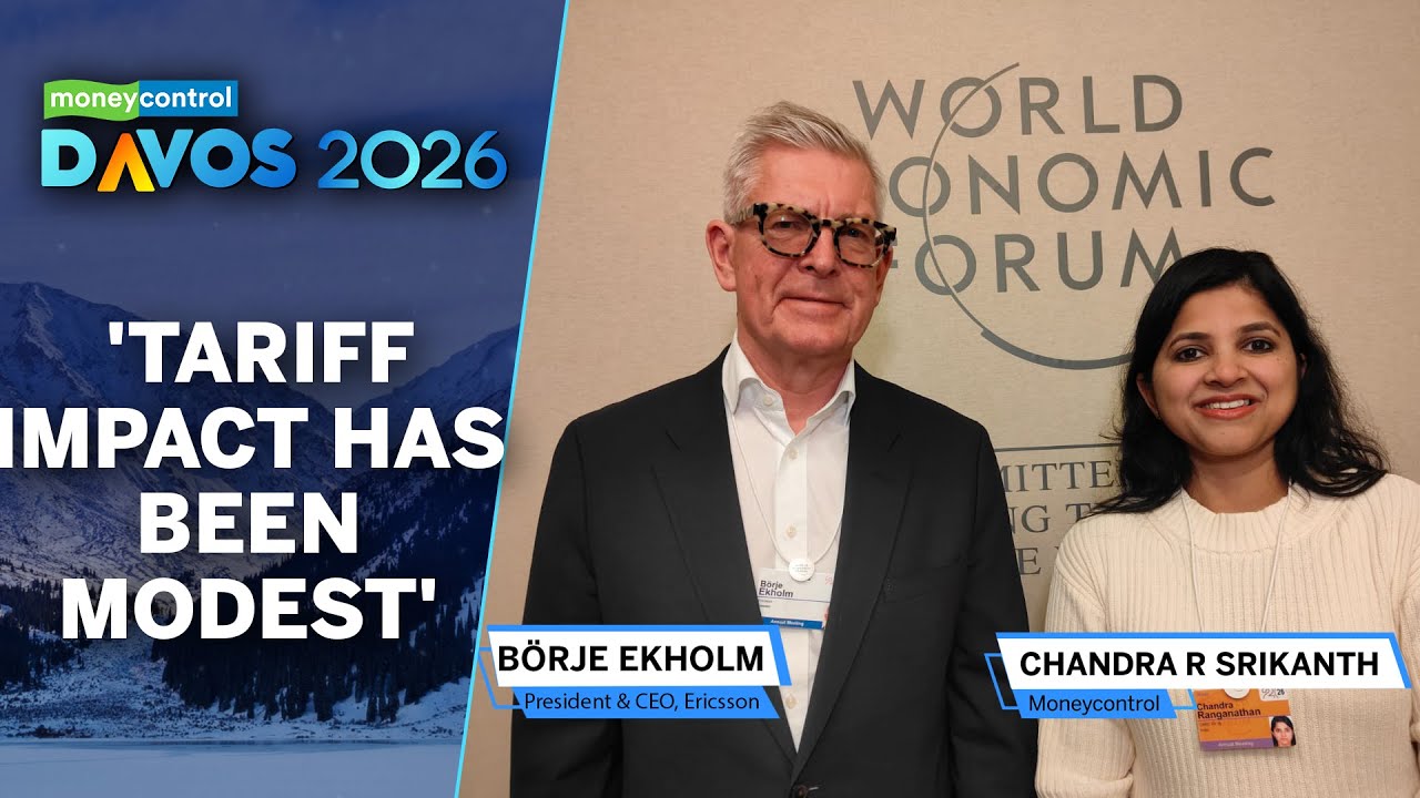 Davos 2026  Ericsson CEO on Geopolitics, Tariffs and Why AI Will Drive 5G Growth