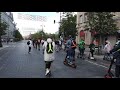 Electric scooter rally in Vilnius on Inmotion v8 euc / dji osmo pocket