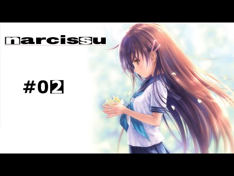 Прохождение Narcissu Ep. 02 Белые цветы с экрана телевизора