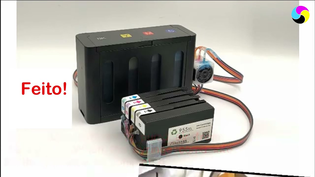 Sistema de Tinta (CISS) para HP Officejet pro com tinteiros 950/1/3/7