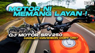 UIH LAYAN MOTOR APA NI? MACAM HARLEY TAPI BUKAN.. QJ Motor SRV 250 S [4K]