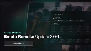 FiveM Emote Menu Script 2.0 | New UI, Sequence System & Custom Settings | Aty Scripts