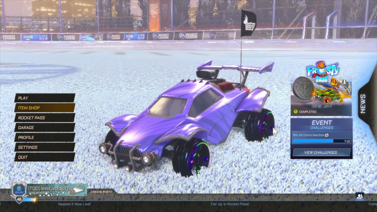 So I created a custom training pack... Rocket League YouTube