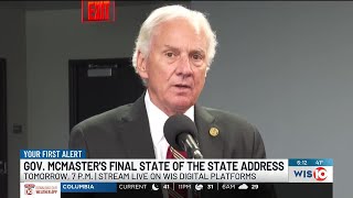 Gov. McMaster to hold final State of the State address Tuesday