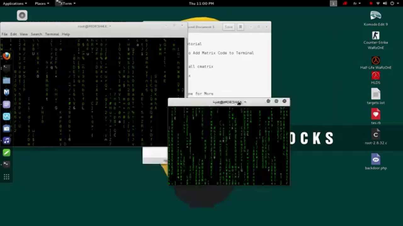 how to Add Matrix Code on Linux Terminal ( easy way ) - YouTube