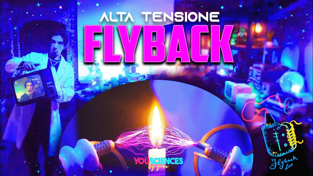 Esperimenti di ALTA TENSIONE con il FLYBACK: Fiamme Ionizzate, Plasma Circolare e Scintille a 40000V