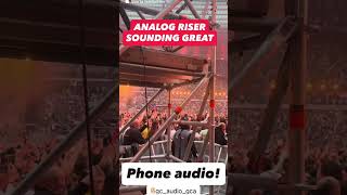 The GC Audio Analog Riser mastering compressor on David Guetta’s master bus at the Stade de France.