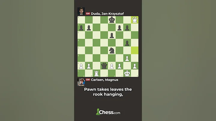 Magnus Carlsen Plays The Chess Move Of The Year!