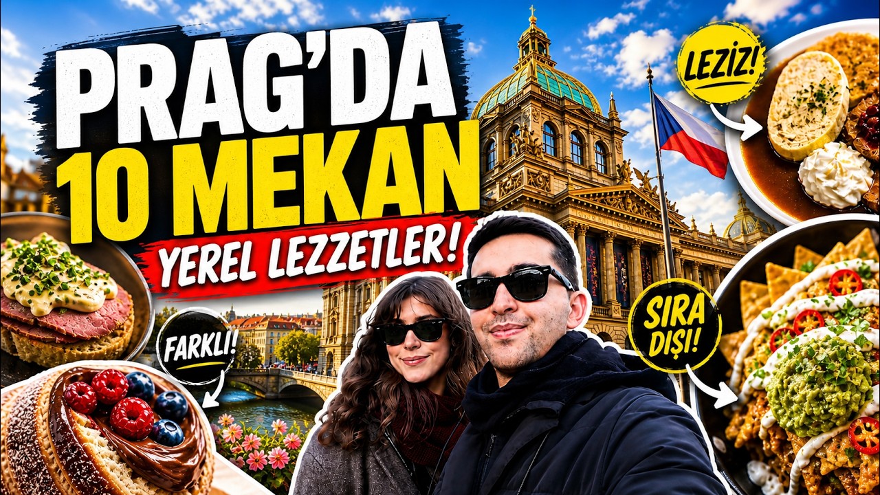 Prag’da Çeşit Çeşit Ne Yenir? 🇨🇿 10 Mekanı Değerlendirdik! (GİTMEDEN İZLEYİN!)