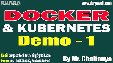 DOCKER & KUBERNETES tutorials || Demo - 1 || by Mr. Chaitanya On 27-11-2023 @8PM IST