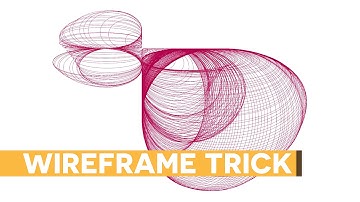 Wireframe Shapes Trick in Adobe Illustrator CC
