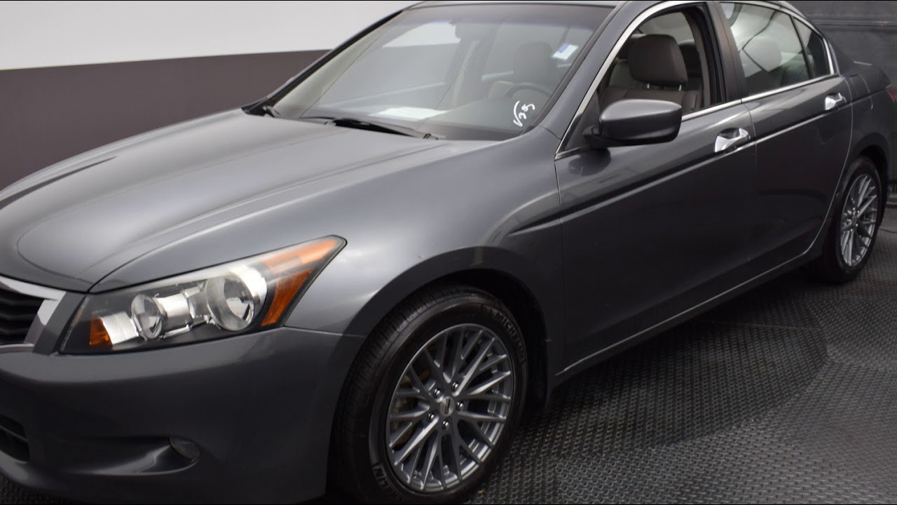 2010 Gray Honda Accord 4D Sedan #2475B - YouTube