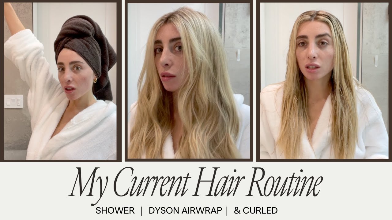 My PostShower Routine How I Do My Hair! YouTube