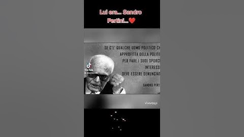 Lui era... Sandro Pertini...e non voleva la Nato