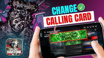 How to Change Calling Cards in Warzone Mobile on iPhone | Customize Warzone Profile on iPhone